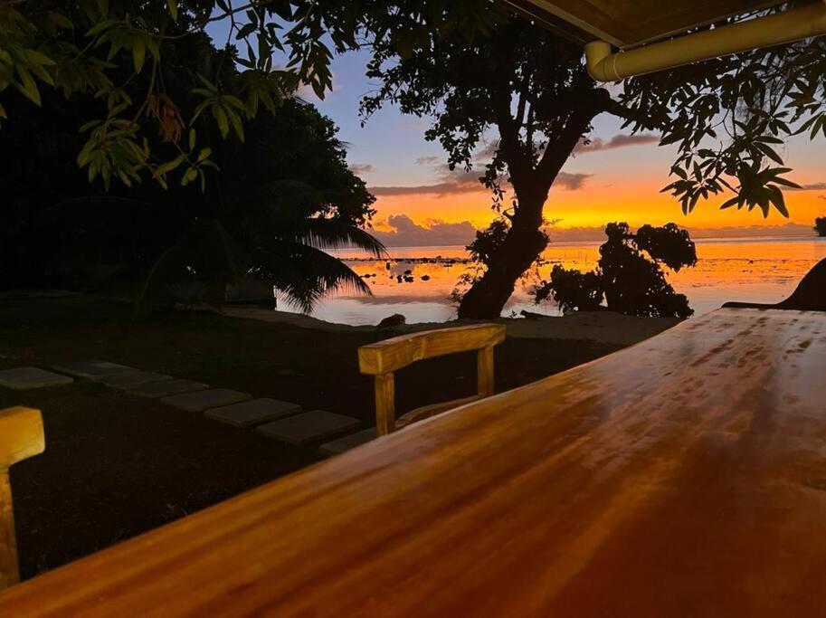 Bungalow Tiarii, Avec Acces Direct A Une Plage Privee Tevaitoa Экстерьер фото